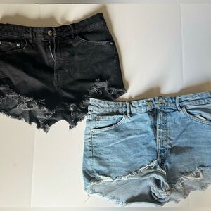 2 Pack Zara Jean Shorts